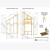Le plan de votre ABRIS ET CABANE sur mesure - Réf. cabane-prest-plans