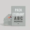 Pack ETUDIANT : cours de Maçonnerie, CAP, BP et BAC PRO (TÉLÉCHARGEMENT) - Réf. abc-cours-bpcap