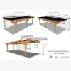 Le plan de votre PERGOLA sur mesure - Réf. pergola-prest-plans
