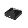 Chapeau pyramide NOIR pour poteau bois 90x90mm - Réf. CABOCHON90PB