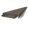 Lame XL aluminium 27mm, longueur 2m35, RAL7006 structuré GRIS BEIGE - Réf. SND-L-A-27-235-7006