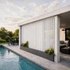 Lame XL aluminium 29mm, longueur 2m35, RAL9010 structuré BLANC - Réf. SND-L-A-27-235-9010