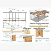Le plan de votre PERGOLA sur mesure - Réf. pergola-prest-plans