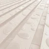 Lame XL aluminium 29mm, longueur 2m, YAZD structuré BEIGE SABLE - Réf. SND-L-A-27-200-YAZD