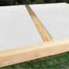 Lame XL aluminium 29mm, longueur 2m, RAL9010 structuré BLANC - Réf. SND-L-A-27-200-9010