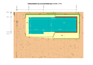 Le plan d’implantation de la plateforme